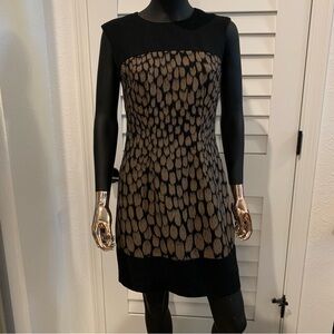 Elegant Black and Gold Dress